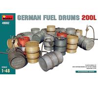 MINIART 49002 MAQUETTE DIORAMA MILITAIRE FÛTS DE CARBURANT ALLEMAND 200L 1/48