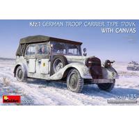Miniart 53003 Kit 1:35 Transporteur De Troupes Kfz.1 Type 170VK Avec Toile