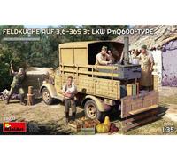 Miniart 53037 Kit Camion 3t Dt. Feldküche 1:35 3,6-36S NEU