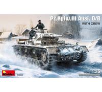 Miniart 53085 Maquette 1:35 Pz.Kpfw.III Ausf. D/B Avec Équipage - Neuf