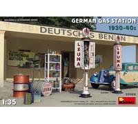 Miniart 550035598 - 1:35 Station-Service Allemande 1930-40 Équipement - Neuf