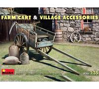 MINIART Charrette de ferme et accessoires - échelle 1/35 - MINIART 35657