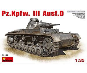 Miniart Echelle 1 : 35 cm pz.,. III Ausf. D Kit de modèle en Plastique