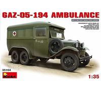 MiniArt Kit de modèle en plastique GAZ-05 194 Ambulance Échelle 1:35