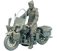Miniart - U.S. Military Policeman W/Motorcyclemaquette Figurine U.S. Military Policeman W/Motorcycle Miniart 35168 1/35ème Maquette Char Promo Figurine Miniature