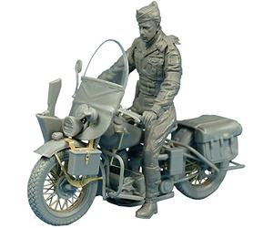 Miniart Echelle 1 : 35 "Policier Militaire US avec Moto Kit de modèle en Plastique