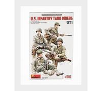 MINIART - ÉTATS-UNIS LOT 1 DE CAVALIERS DE CHARS D'INFANTERIE - ÉCHELLE...