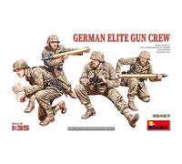 Miniart - German Elite Gun Crewmaquette Figurine German Elite Gun Crew Miniart35467 1:35 Maquette Char Promo Figurine Miniature
