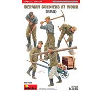 Miniart - German Soldiers At Work (Rad) Special Editionmaquette Figurine German Soldiers At Work (Rad) Special Edition Miniart 35408 1/35ème Maquette Char Promo Figurine Miniature