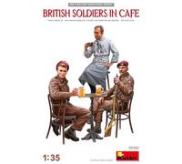 Miniart 35392 - 1/35 Soldats Britanniques Dans Un Café - Neuf