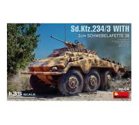 Miniart - Maquette Blindé Sd.Kfz.234/3 With 2cm Schwebelafette 38 Miniart35431 1:35 Maquette Char Promo - Ref : 15504-Mini Art Multicolore