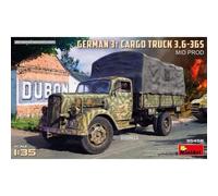 Miniart - Maquette Camion German 3t Cargo Truck 3,6-36s Mid Prod Miniart35456 1:35 Maquette Char Promo - Ref : 15506-Miniart Multicolore