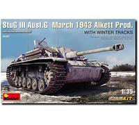 MiniArt - Maquette Char Stug III Ausf. G March 1943 Alkett Prod. with Winter Tracks. Interior Kit 35367 1/35ème Maquette Char Promo