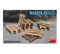 MiniArt - Maquette Diorama Wooden Pallets 1/35ème Miniart 35627 Maquette Char Promo - Ref : 10815
