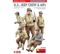 MiniArt Kit maquette 1:35 U.S. Jeep Crew & MPs Édition spéciale MA35308