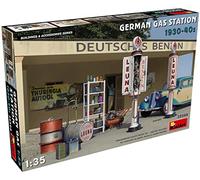 Maquette Diorama German Gas Station 1930-40s |miniart|35598| 1:35