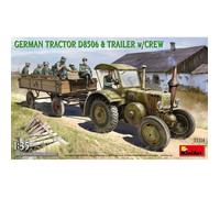 MiniArt - Maquette German Tractor D8506 & Trailer W/crew |miniart|35314| 1:35 Maquette Char Promo - Ref : 12541
