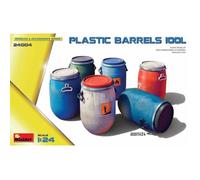 Miniart - Maquette Plastic Barrels 100l Miniart24004 1:24 Maquette Char Promo - Ref : 15034-Miniart Multicolore