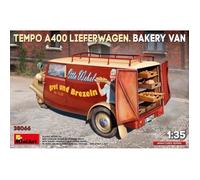 Miniart - Maquette Voiture Tempo A400 Lieferwagen. Bakery Van Miniart38066 1:35 Maquette Char Promo - Ref : 14821-Mini Art Multicolore