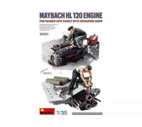 MINIART Mécaniciens et moteurs Maybach HL 120 pour Panzer III/IV - échelle 1/35