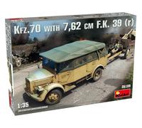 MiniArt Maquette 35189 1/35 Kfz.70 & 7,62 cm F.K.39(R) – Seconde Guerre mondiale – Neuf