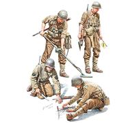 MiniArt MIN35251 1:35-US Mine Detectors Scale Model kit, Molded Color