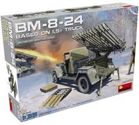 MiniArt 35259 1:35 BM-8-24 Lance-roquettes sur camion 1,5 to - Réplique fidèle à l'original, modélisme, kit de construction en plastique, bricolage, loisirs, collage, kit de modélisme, assemblage, non