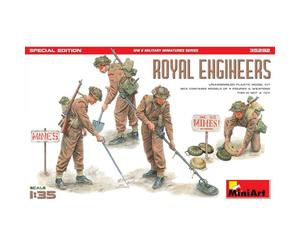 MiniArt MIN35292 1:35-Royal Engineers (édition de spécification), Couleur moulée