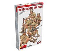 1:35 Miniart Figures Soldati British Soldiers Military Tank Riders Kit MA35299 M