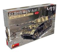 Miniart MIN35344 1:35-Pz.Beob.Wg. IV Ausf J Late 2in1 w/Crew