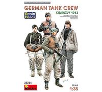 Miniart MIN35354 1:35 - Équipage Allemand du réservoir, Kharkov (têtes en résine)