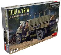 MiniArt MIN35383 1:35-G7107 avec Camion Cargo Crew 4x4 avec Corps en métal, Couleur moulée