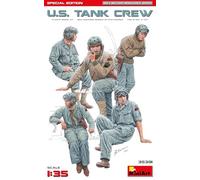 MiniArt - Kit maquette 1/35 35391 Équipage de char US (5) édition spéciale - Non peint