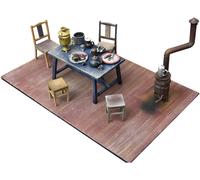 Miniart MIN35584 Kit de Maquette pour Maison d'europe de l'est, Divers, Mittel