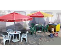 1:35 Miniart Modern Street Cafe Kit MA35610 Modellino