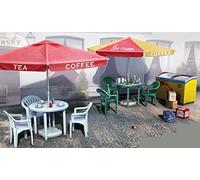 1:35 Miniart Modern Street Cafe Kit MA35610 Modellino