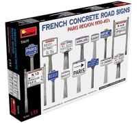 MiniArt – Kit maquette 1:35 Panneaux de signalisation en béton France 1930-40 (MA35659)