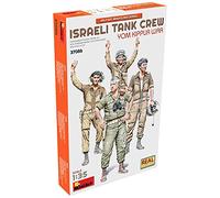 MiniArt MIN37086 1:35 - Équipage de Chars israéliens, Guerre du Yom Kippour, Non Peint