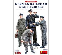 MiniArt Maquette en plastique MIN38012 – Figurines du personnel ferroviaire allemand 1930–40 – 1:35