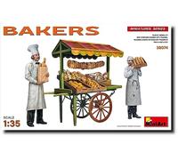 MiniArt Set de boulangers 1:35 38074 avec caisses et produits de boulangerie