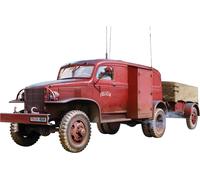 MiniArt Maquette Camion radio K-51 avec remorque 1:35 – Réf. 37062