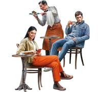 MiniArt - Modern Cafe Visitors Set 1maquette Diorama Modern Cafe Visitors Set 1 38085| 1:35 Maquette Char Promo Figurine Miniature