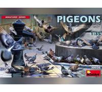1:35 Miniart Pigeons Kit MA38036 Modellino