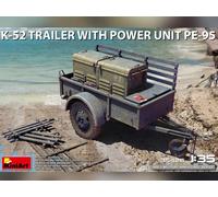 MINIART Remorque K-52 avec groupe motopropulseur PE-95 - échelle 1/35 - MINIART