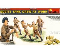 Miniart Russ. Équipage Du Char Soviet Réservoir 1:3 5 Munitions Boites T-35 Kit