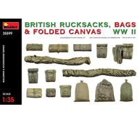 1:35 WW2 Brit. Sacs à dos/bâches/sacs