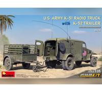 MINIART U.S. Army K51 Radio Truck with K52 Trailer - 1/35 - MINIART 35418