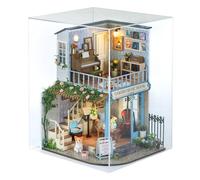 Miniatur-Haus-Bausatz | Mini-Puppenhaus-Bausatz Aus Holz | Eltern-Kind-Bindungsaktivität, Bastelspielzeug Aus Holz Für Teenager, Kinder, Teenager, Familie