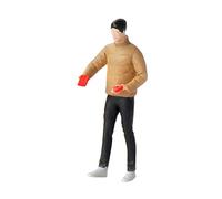 Miniature 1/64 Scale Model Toy Decoration, New Year Figurines Desk Decoration, Resin Doll for Photography Props DIY Scene Micro Landscapes, Style b