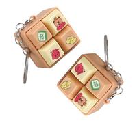 Miniature 4 x 4 cm ABS Fidgets Clickers Chat Design Stress Reliever pour se concentrer et soulager l'anxiété Portable Outil de concentration